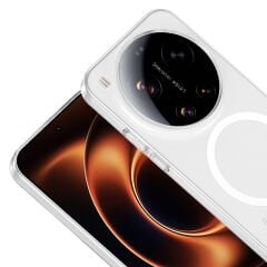 Xiaomi 17 Ultra Uyumlu Kamera Korumalı MagSafe Şarj Özellikli Şeffaf Sararmaz London Sert Plastik Kapak