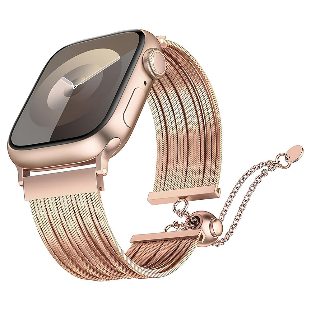 Watch 7 41mm KRD-137 Metal Hasır Kordon Rose Gold