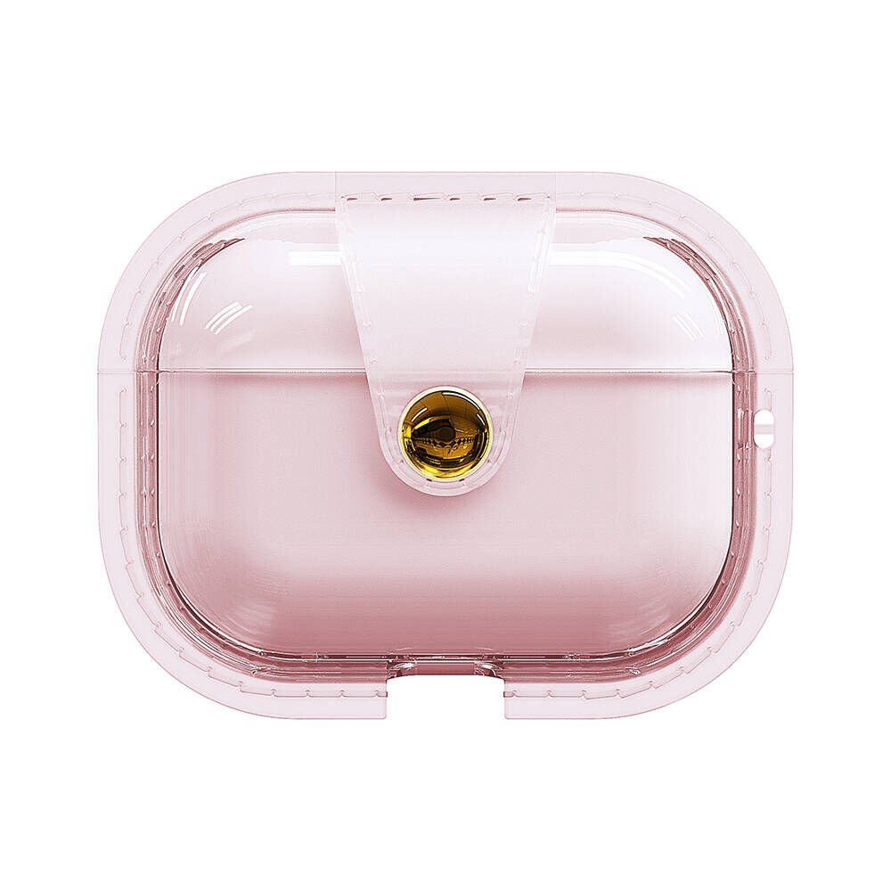 Airpods Pro Airbag 33 Darbelere Karşı Dayanıklı Magnetik Kılıf Pembe