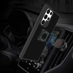 Galaxy S22 Ultra Kılıf Zore Timo Kapak Siyah