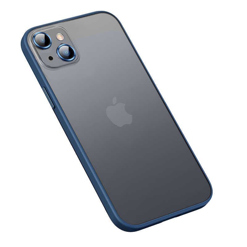 iPhone 13 Kılıf Retro Kapak Lacivert