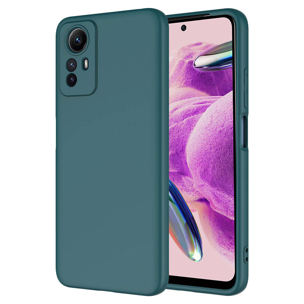 Xiaomi Redmi Note 12S Kamera Korumali Mara Lansman Kapak Koyu Yeşil