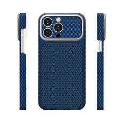 iPhone 15 Pro Max Uyumlu Magsafe Destekli İphone 18 Pro Max Görünümlü Premium Karbon Fiber Görünümlü Dokulu Lüks Kapak Nexel