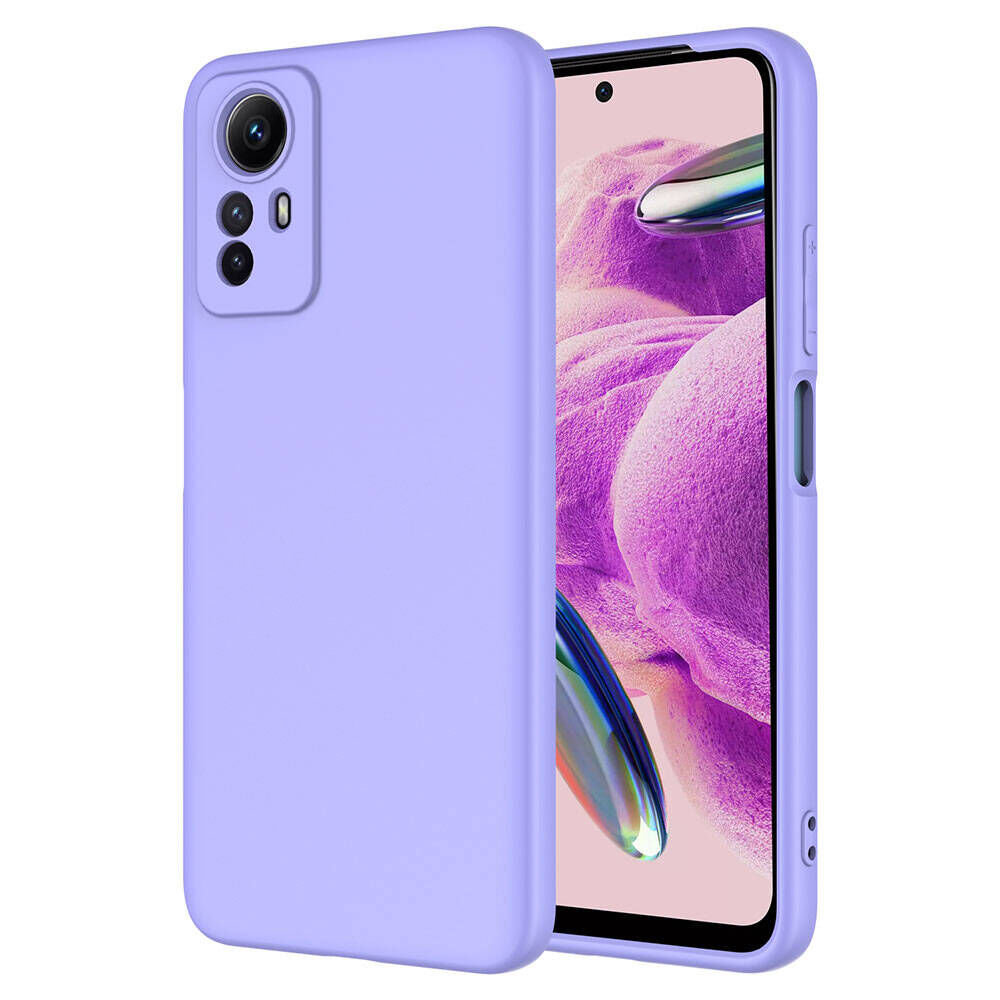 Xiaomi Redmi Note 12S Kamera Korumali Mara Lansman Kapak Lila