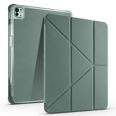 iPad Air 13 2025 M3 Kılıf Tri Folding Kalem Bölmeli Standlı Kılıf