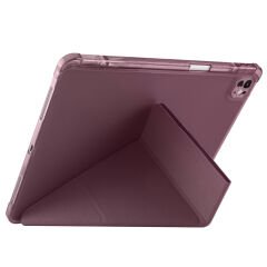 iPad Air 13 2025 M3 Kılıf Tri Folding Kalem Bölmeli Standlı Kılıf