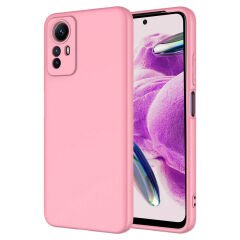 Xiaomi Redmi Note 12S Kamera Korumali Mara Lansman Kapak Pembe