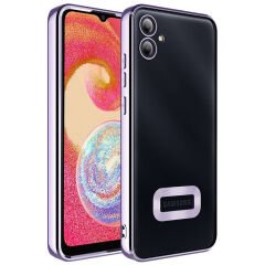 Samsung Galaxy A05 Kılıf Kamera Korumalı Logo Gösteren Omega Kapak Sierra Mavi