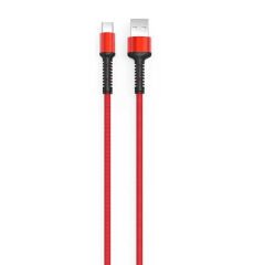 Zore LS65 2.4A 3 Metre Hasir  Type-C Usb Şarj Data Kablosu