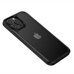 iPhone 13 Pro Kılıf Roll Kapak Siyah