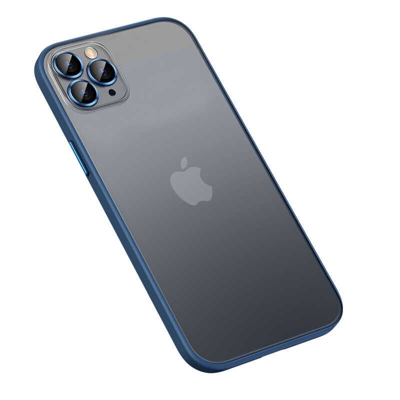 iPhone 13 Pro Max Kılıf Retro Kapak Lacivert
