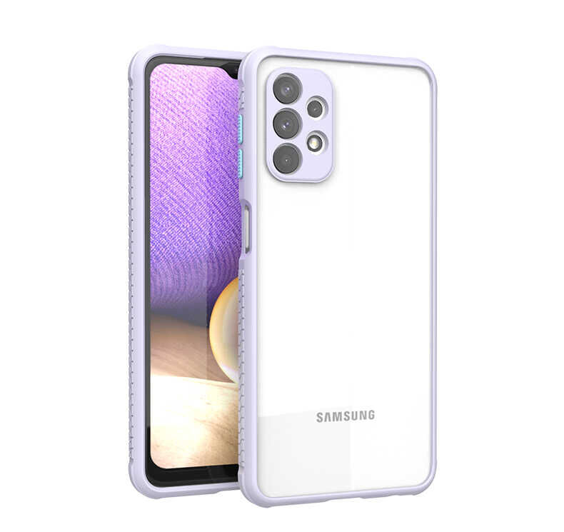 Samsung Galaxy A32 4G Kılıf Kaff Kapak Mor