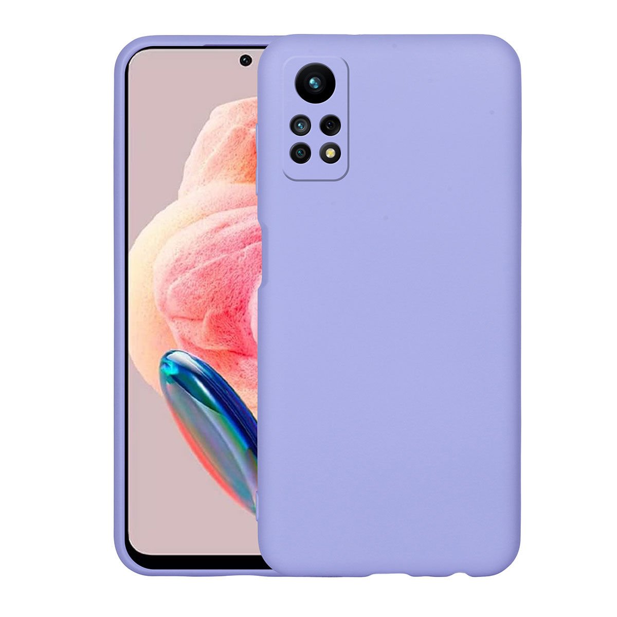 Xiaomi Redmi Note 12 Pro 4G Kamera Korumali Mara Lansman Kapak Lila