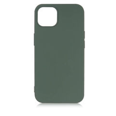iPhone 14 Plus Kılıf LSR Lansman Kapak Koyu Yeşil