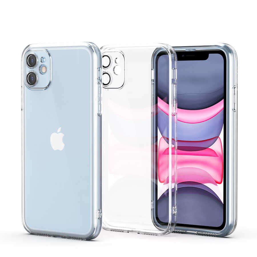 iPhone 12 Kılıf Fizy Kapak Renksiz