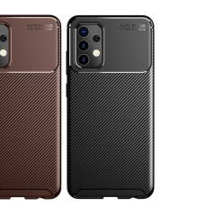 Samsung Galaxy A32 4G Kılıf Negro Silikon Kapak Kahverengi