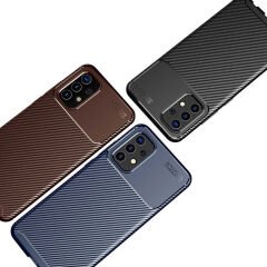 Samsung Galaxy A32 4G Kılıf Negro Silikon Kapak Kahverengi