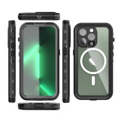 iPhone 14 Pro Kılıf 1-1 Su Geçirmez Kılıf Siyah