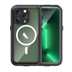 iPhone 14 Pro Kılıf 1-1 Su Geçirmez Kılıf Siyah