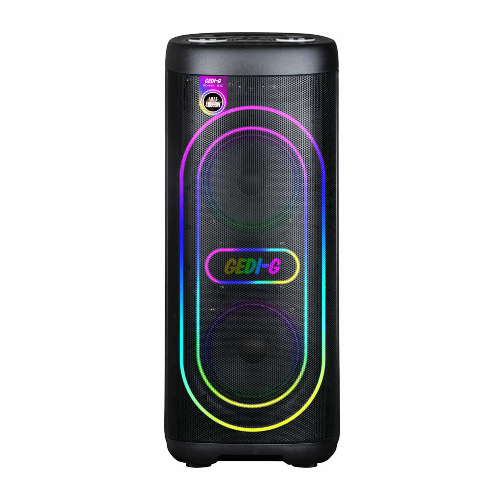 GD-2611 Dijital LED Göstergeli Mikrofonlu RGB TWS Çift 6.5 inç Stereo Bass Kablosuz Karaoke Hoparlör
