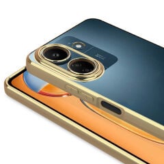 Xiaomi Poco C65 Kılıf Kamera Korumalı Logo Gösteren Omega Kapak