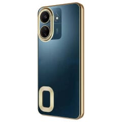 Xiaomi Poco C65 Kılıf Kamera Korumalı Logo Gösteren Omega Kapak
