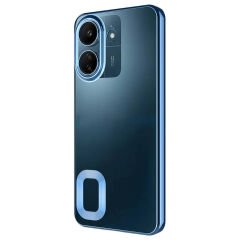 Xiaomi Poco C65 Kılıf Kamera Korumalı Logo Gösteren Omega Kapak Lila