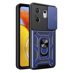 İnfinix Zero 30 4G  Kılıf Magnetik Standlı Kamera Korumalı Sürgülü Vega Kapak Kılıf