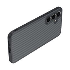 Samsung Galaxy S25 Plus Kılıf Magsafe Şarj Özellikli Karbon Fiber Tasarımlı Elnino Kapak