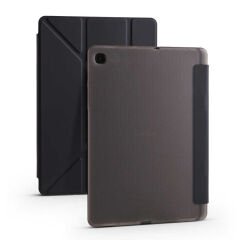 Samsung Galaxy Tab S6 Lite P610 Kılıf Tri Folding Kalem Bölmeli Standlı Kılıf