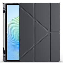 Honor Pad X8A Kılıf Tri Folding Kalem Bölmeli Standlı Kılıf Rose Gold