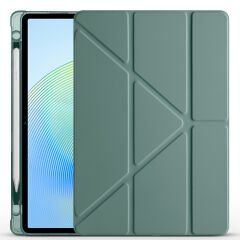 Honor Pad X8A Kılıf Tri Folding Kalem Bölmeli Standlı Kılıf Rose Gold
