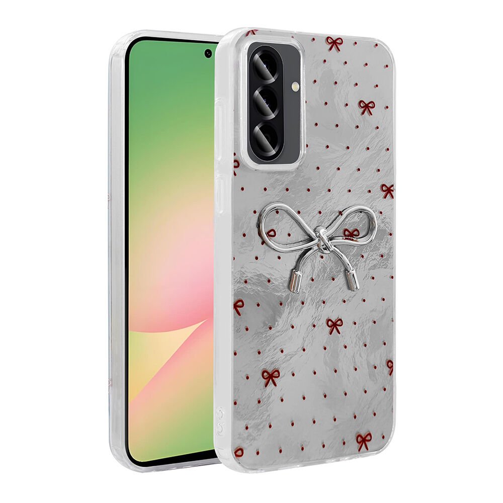 Samsung Galaxy A56 Kılıf Kamera Korumalı Figürlü Ponti Silikon Kapak Açık Mavi
