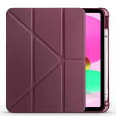 iPad 11.Nesil 2025 Kılıf Tri Folding Kalem Bölmeli Standlı Kılıf