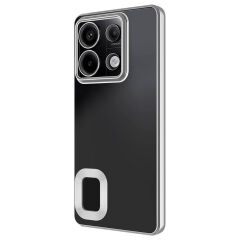 Xiaomi Redmi Note 13 Pro 5G Kılıf Kamera Korumalı Logo Gösteren Omega Kapak Lacivert