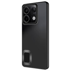 Xiaomi Redmi Note 13 Pro 5G Kılıf Kamera Korumalı Logo Gösteren Omega Kapak Lacivert