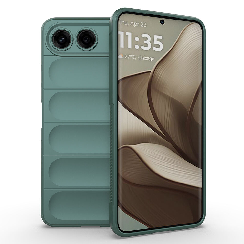 Tecno Spark 40 5G Kılıf Esnek TPU Oyuklu Arka Yüzey Tasarımlı Etnik Silikon Kapak
