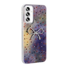 Samsung Galaxy A55 Kılıf Kamera Korumalı Figürlü Ponti Silikon Kapak Açık Mavi