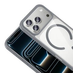 iPhone 17 Pro Max Kılıf Kablosuz Wireless Şarj Özellikli Silikon Ege Kapak