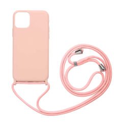 iPhone 13 Pro Kılıf Ropi Kapak Pembe Açık
