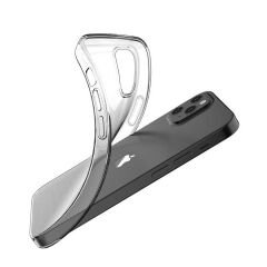 iPhone 12 Kılıf Süper Silikon Kapak Renksiz
