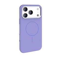 iPhone 17 Pro Max Kılıf Kablosuz Şarj Özellikli Metal Kamera Çerçeveli Edi Silikon Kapak Lacivert