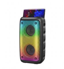 KTS-1710 RGB Işıklı Taşınabilir Bluetooth Hoparlör - Şarjlı Parti Höpörlör 20W