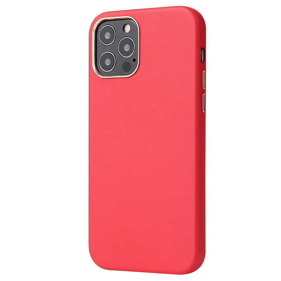 iPhone 12 Pro Max Kılıf Eyzi Kapak Kırmızı