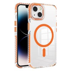 iPhone 13 Kılıf Magsafe Şarj Özellikli Airbagli Takılabilir Askı Aparatlı Nana Kapak