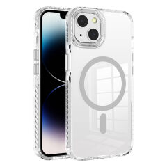 iPhone 13 Kılıf Magsafe Şarj Özellikli Airbagli Takılabilir Askı Aparatlı Nana Kapak