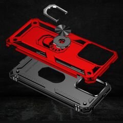 Xiaomi Redmi Note 12 4g Kılıf Vega Tank Sert Yüzüklü Standlı Zırh Koruma Kapak