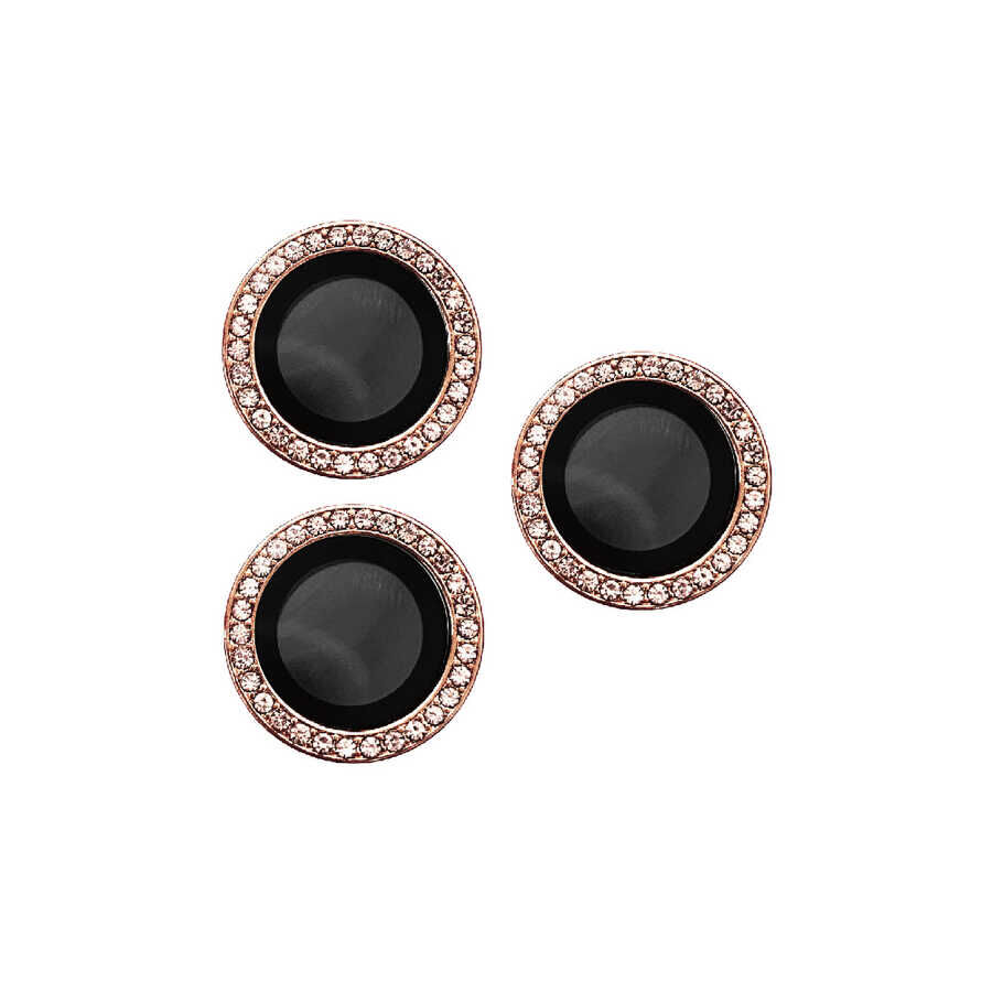 iPhone 14 Pro CL-06 Kamera Lens Koruyucu Rose Gold