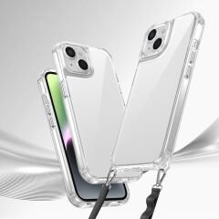 iPhone 13 Kılıf Airbagli Takılabilir Askı Aparatlı Snap Silikon Kapak Kılıf