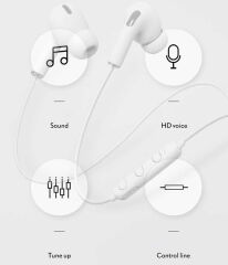 ZR58 Konfor Serisi Bluetooth Kulaklık Beyaz